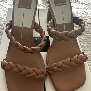 Dolce Vita Tan Braided Sandals Size 8